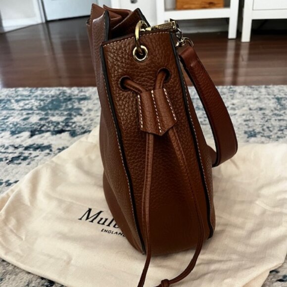 Mulberry Iris Hobo (medium) heavy grain leather in Chestnut - Picture 6 of 11